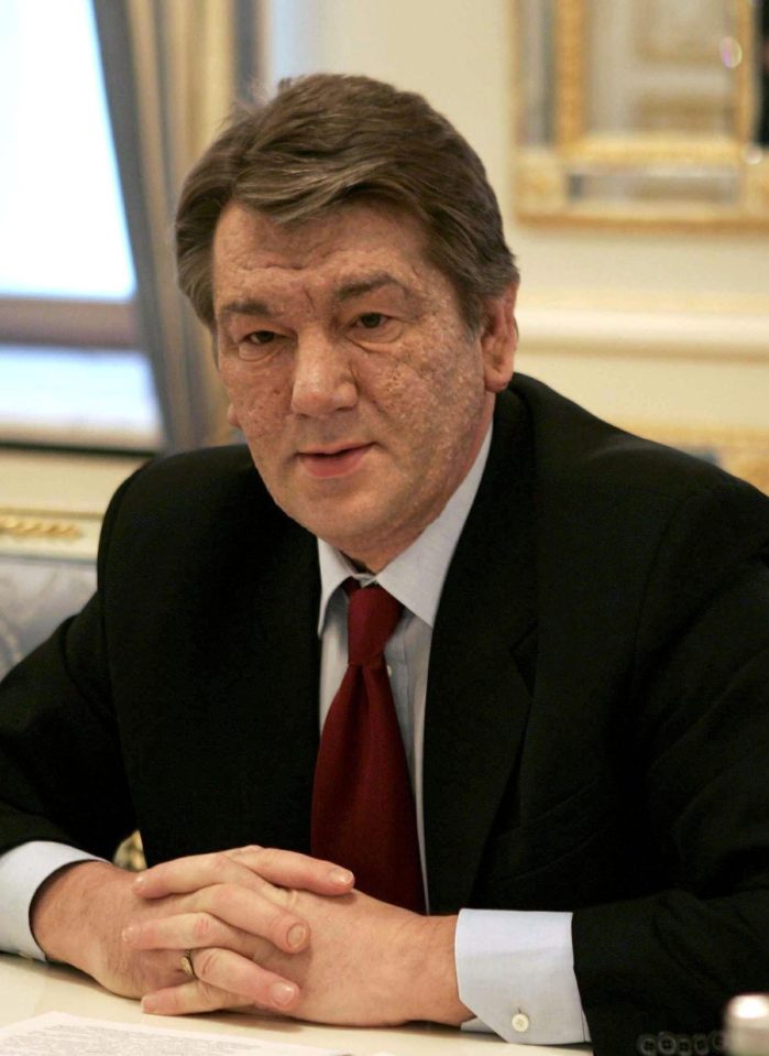  Doctors said Viktor Yushchenko, pictured in 2005, was poisoned during a dinner in Austria