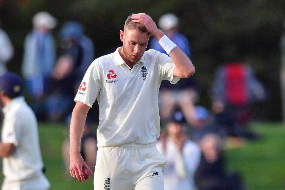  Stuart Broad's blistering start to the day was not enough to give England the win