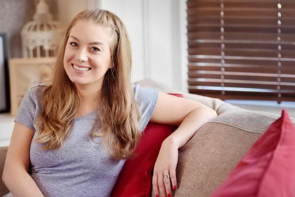 When her son Teddy was born, nurses put him in a cuddle cot to allow the bereaved couple to spend as much time with him as possible