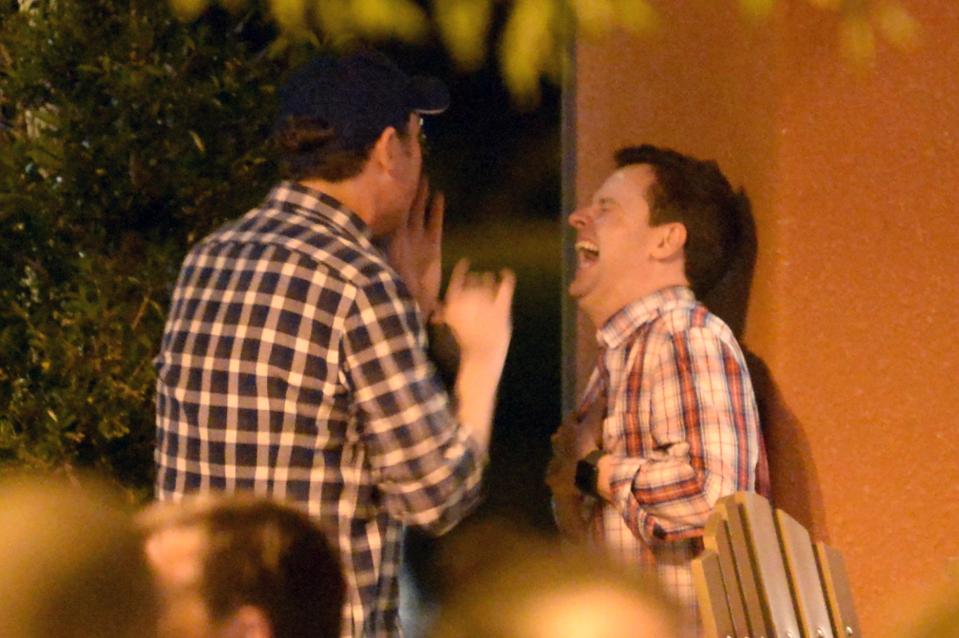  Declan Donnelly couldn't stop laughing during a chat with his Saturday Night Takeaway co-star Stephen Mulhern