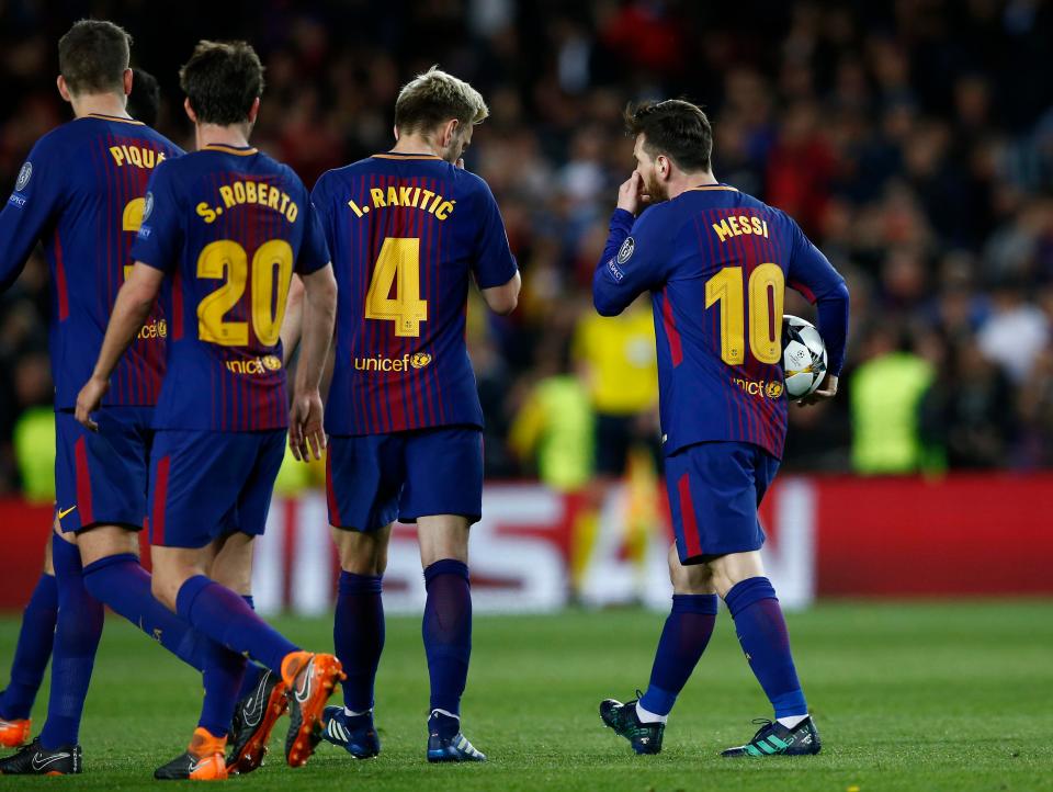  Despite crashing out of the Champions League, the domestic double is still on for Barcelona