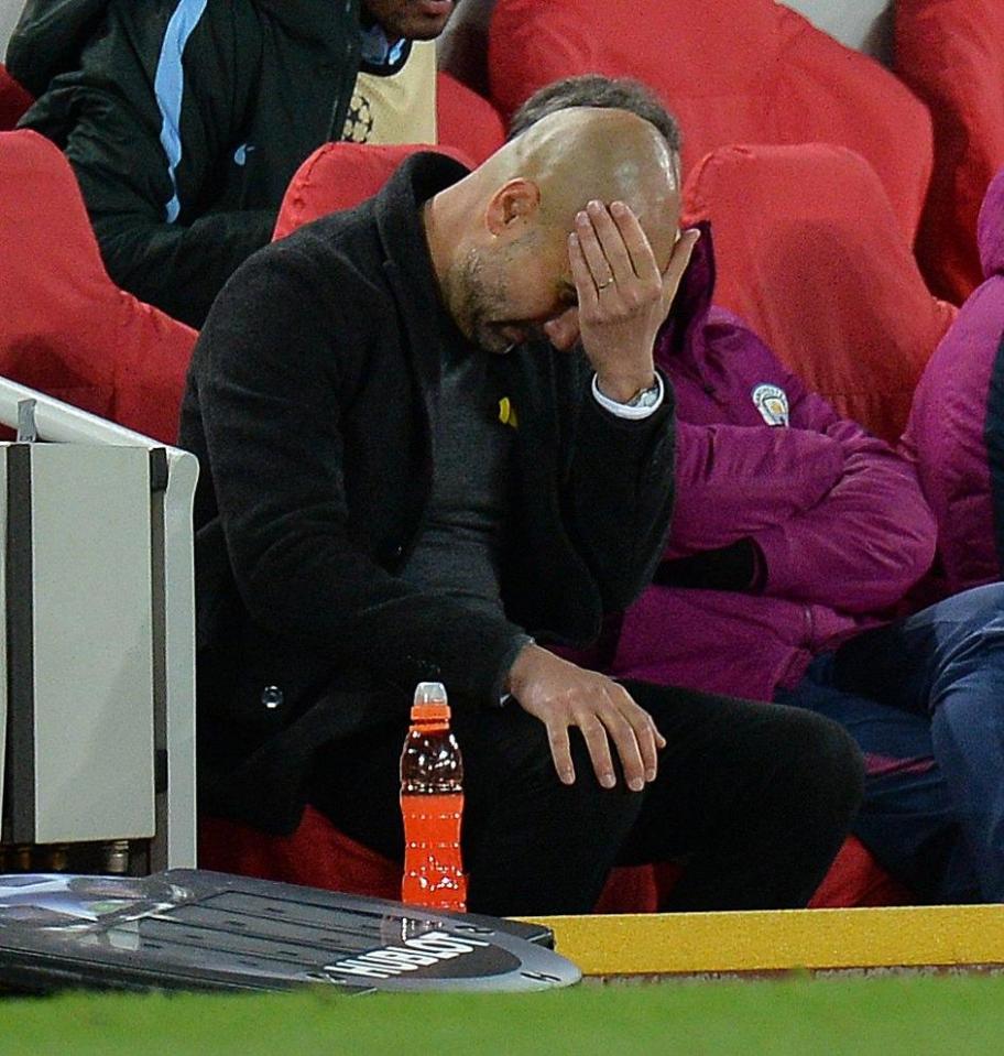 Guardiola admits the defeat to Liverpool was a bad shock but still has hope of overturning the deficit