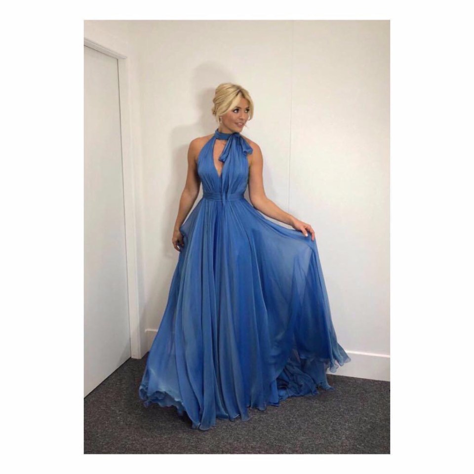 This gown has serious Elsa vibes