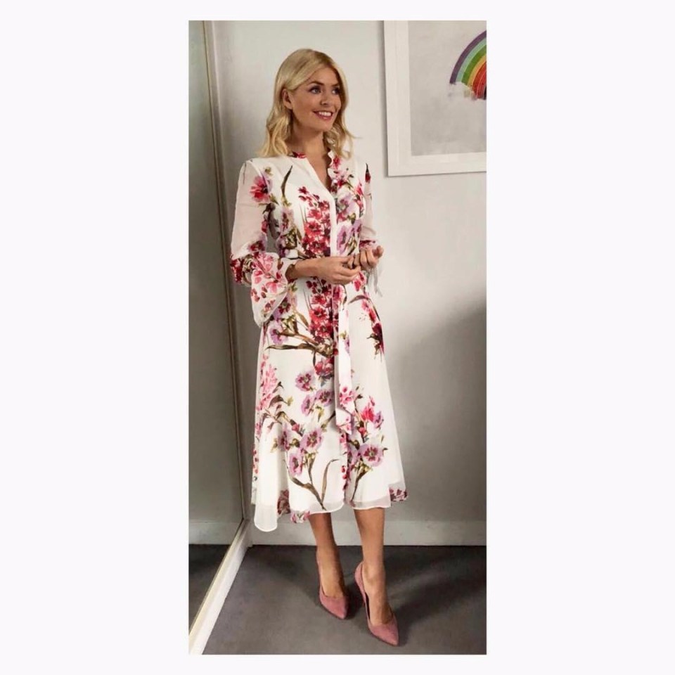 This floral dress is gorgeously feminine