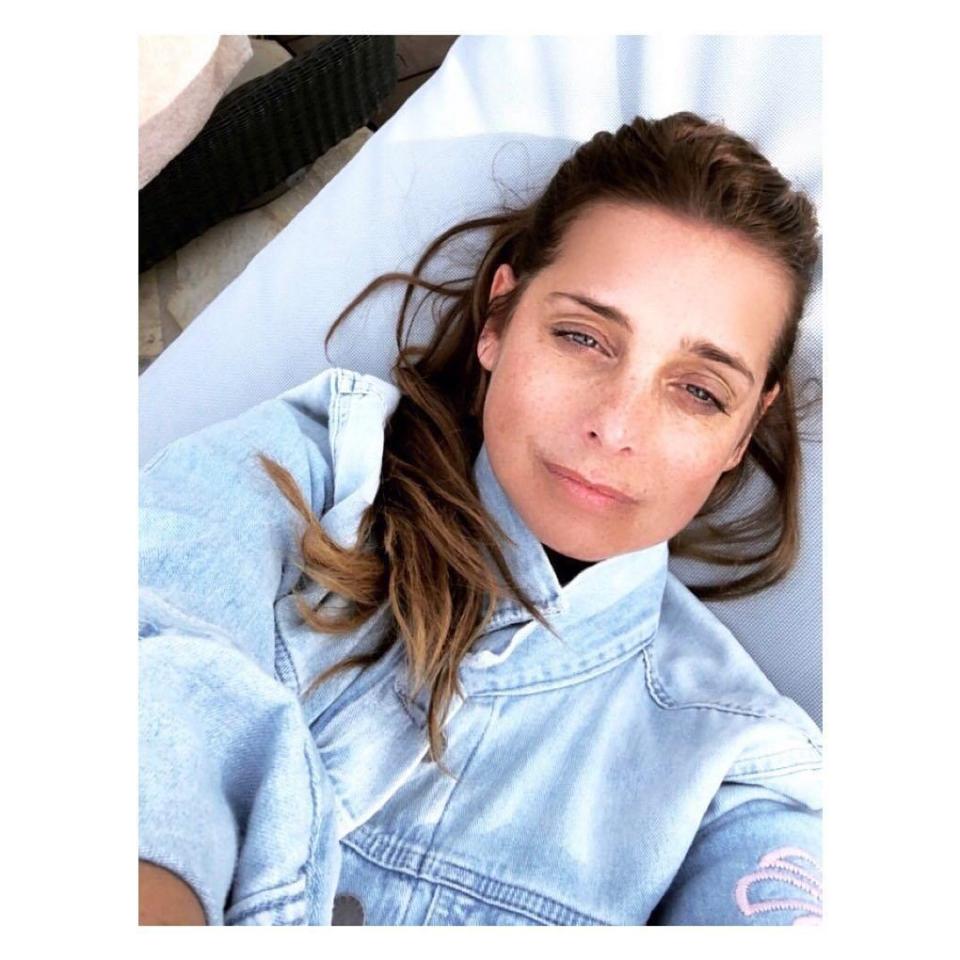  Louise Redknapp ditched the make-up for a natural look now the sun is out