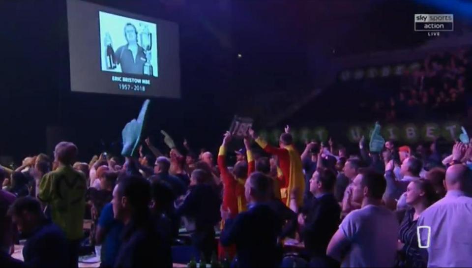 Echo Arena crowd sing 'There's only one Eric Bristow' after darts legend's death