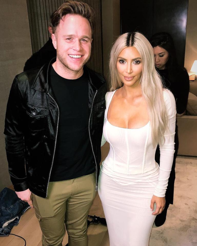  Kim Kardashian is gorgeous, gushes Olly, who met the star in her house with pal Mark Wright