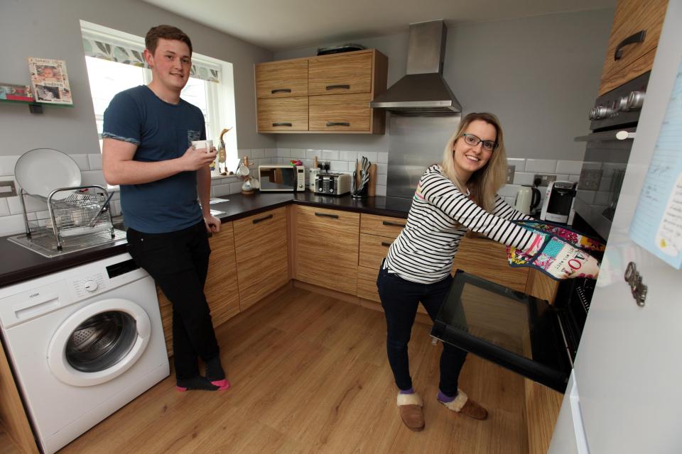  They bought the three-bedroom semi-detached home in Devon for £187,500 after saving for their 25 per cent deposit using a Government Help to Buy Isa