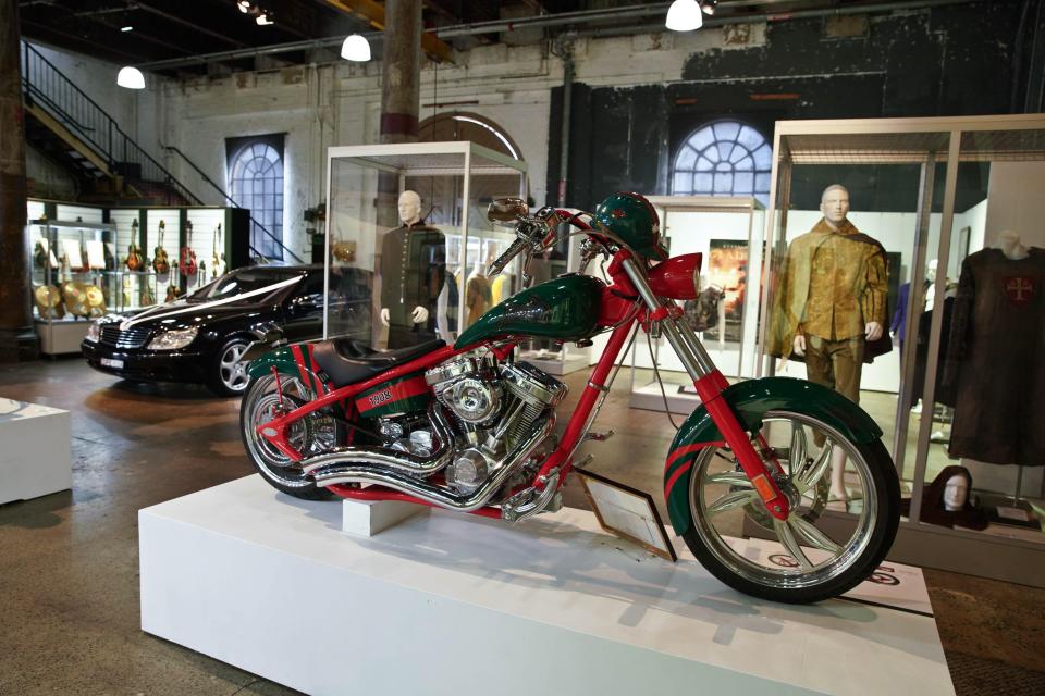  This motorcycle is also up for grabs in the auction that could make the movie star millions