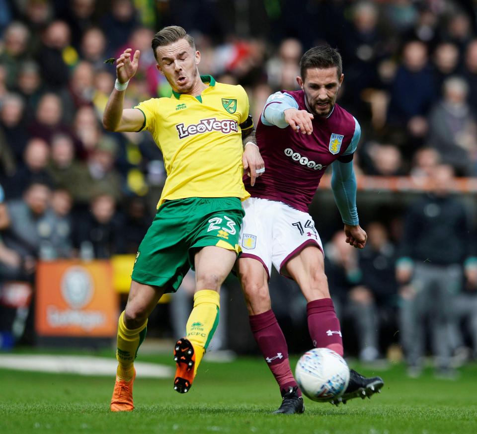  James Maddison has scored 14 Championship goals this season