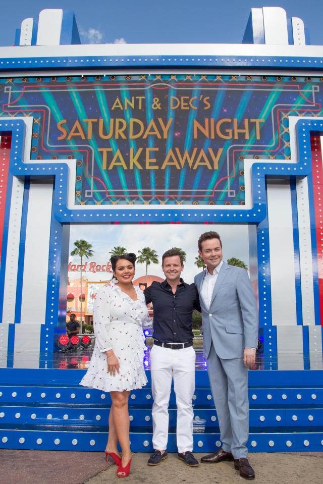  He was on Saturday Night Takeaway with Declan Donnelly and Scarlett Moffatt