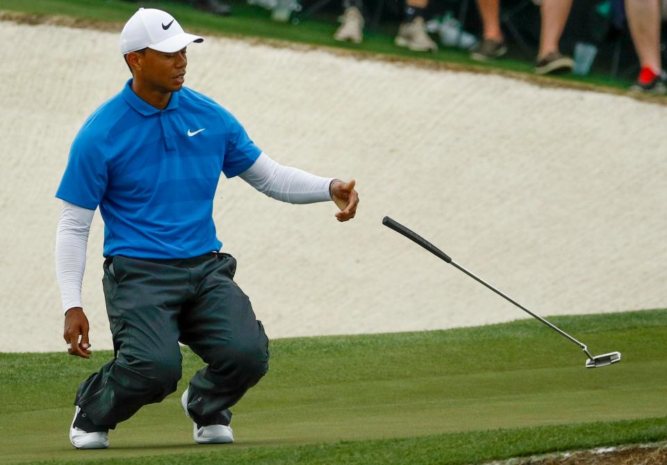  Tiger Woods has won 13 of his 14 Majors with this putter