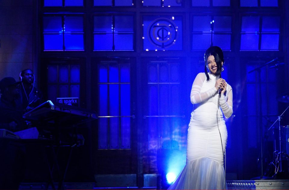  Cardi B announced her pregnancy on Saturday Night Live in the US