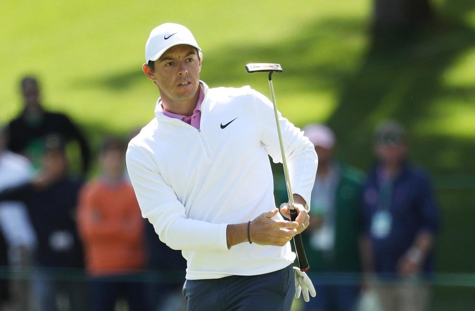  Rory McIlroy suffered more heartbreak on a Sunday at Augusta