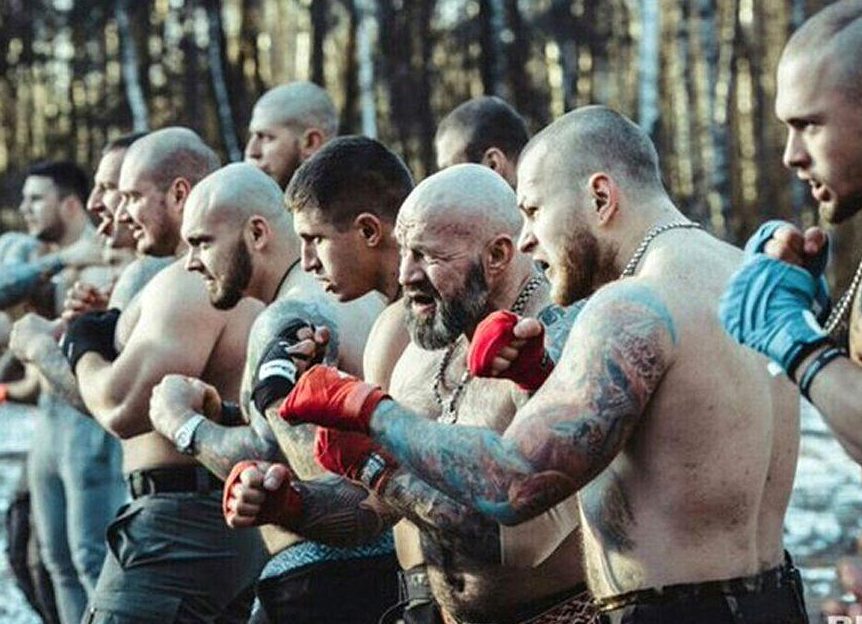  Thousands of Russian ultras are gearing up to shed blood and are posting pics of their intense training