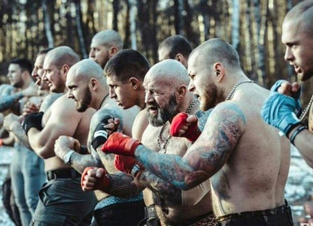 Thousands of Russian ultras are gearing up to shed blood and are posting pics of their intense training