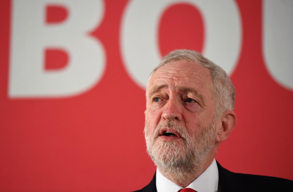 Labour leader Jeremy Corbyn was accused of 