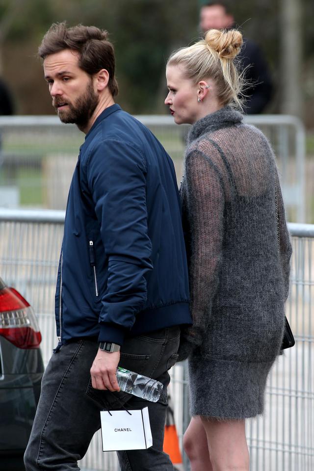  The pair were snapped holding hands at Chanel’s Paris Fashion Week show