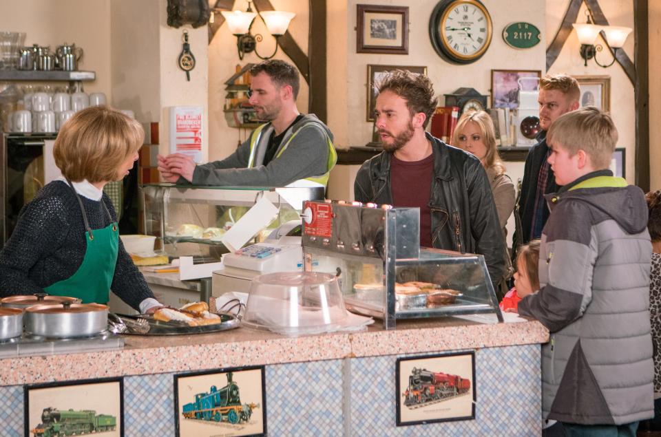 David is furious with Gail after Max and Lily sneak off to see Shona in Roy Cropper’s flat