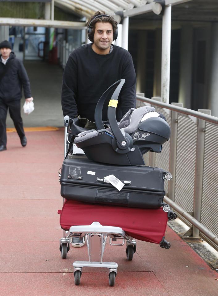 He was smiling when he landed before discovering he'd been locked out 