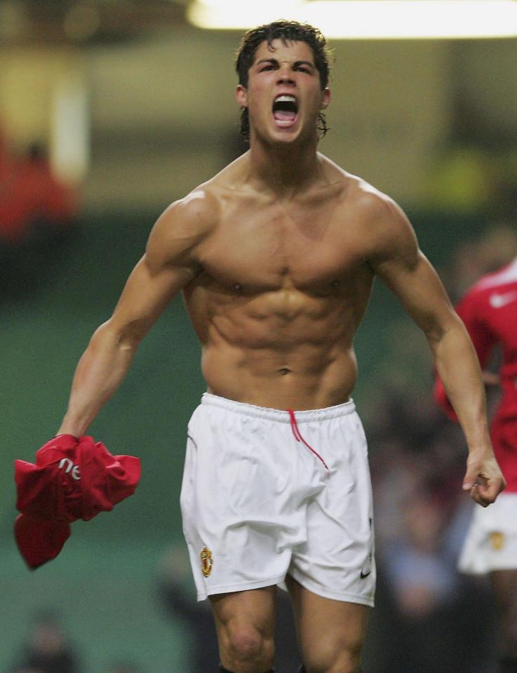 Cristiano Ronaldo had bulked up towards the end of his Manchester United career