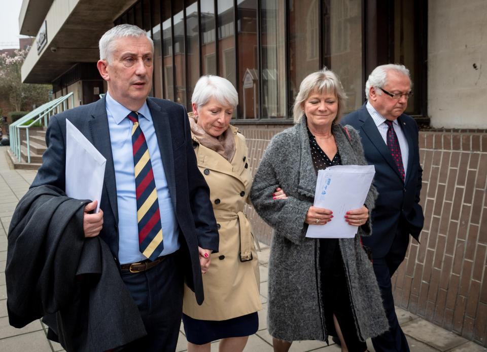  Commons Deputy Speaker Sir Lindsay Hoyle, with wife Catherine Swindley and the mother of his daughter