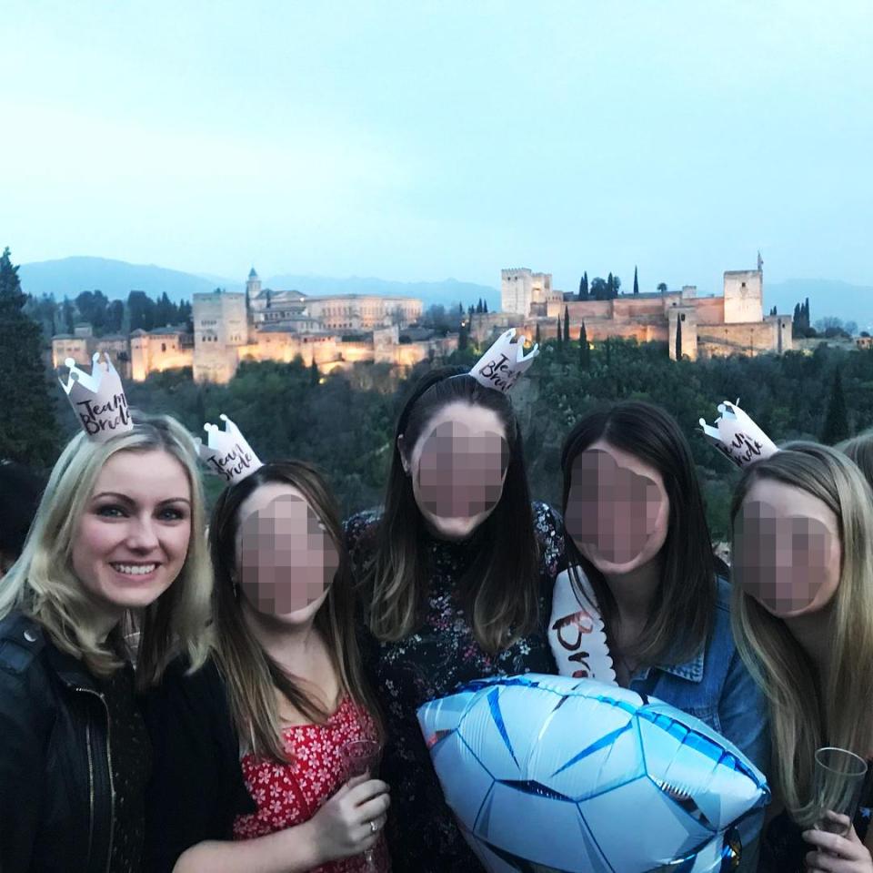  The last hen do Georgina attended was this year in Granada