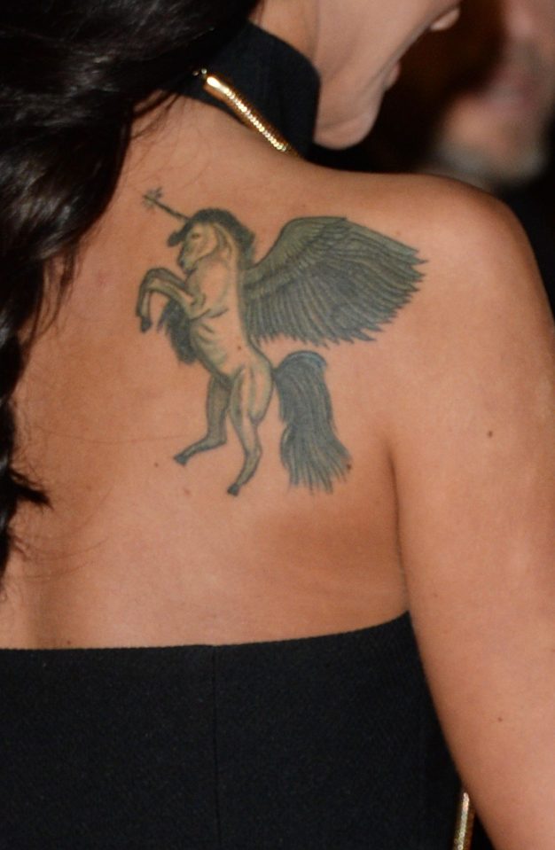  Tulisa's mythical unicorn is embarrassingly bad, with a body that looks more like a man than a horse