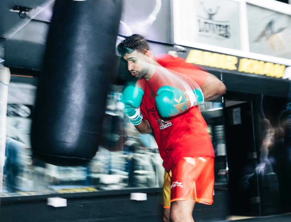  Amir Khan looks in tip top shape ahead of his return to the ring