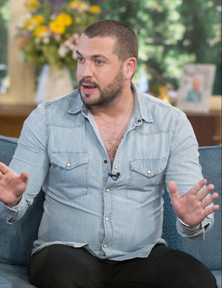  Shayne Ward has been targeted by cruel trolls for his three stone weight gain