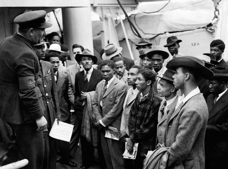  The Windrush came into Tilbury Docks, Essex on 22 June 1948