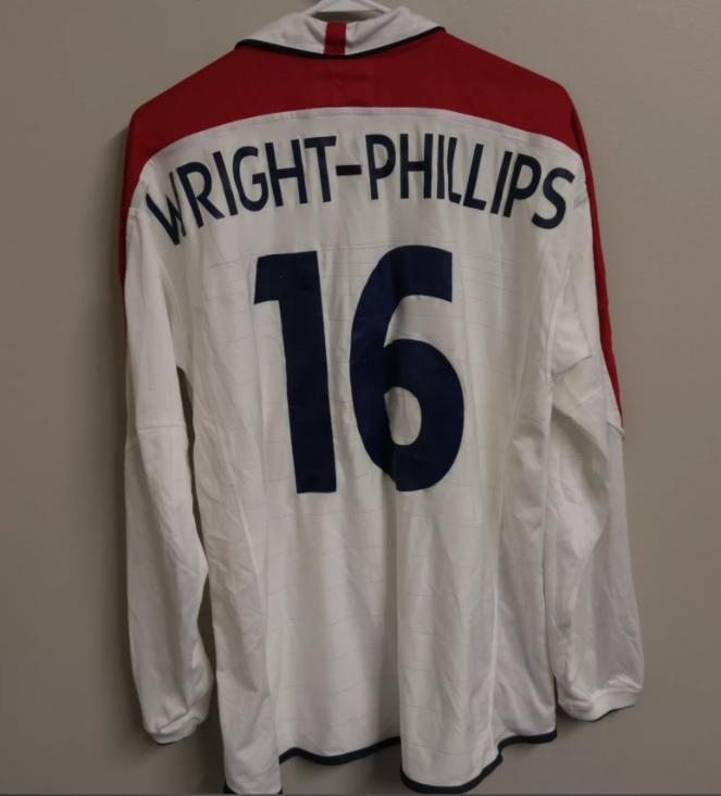 One of the items on sale is a shirt from footballing son Shaun Wright-Phillips