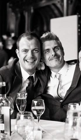  Jay, left, was "proud to be a nurse" his partner Gareth, right, said