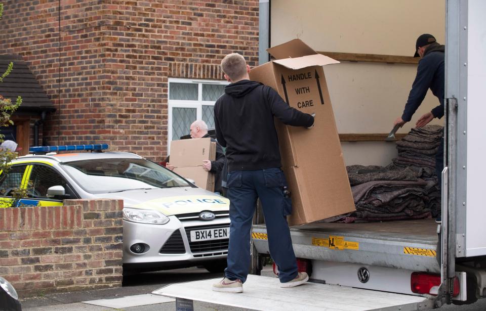  Mr Osborn -Brooks and wife Maureen have been in hiding since the fatal stabbing