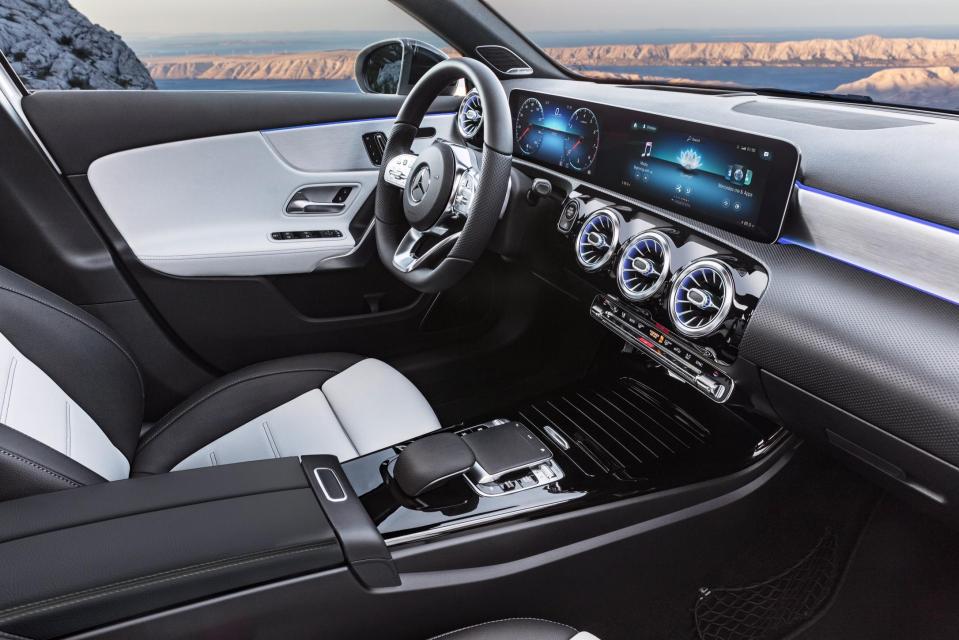  You WILL want an A-Class for that widescreen digital dash