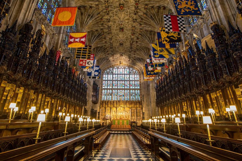  The Order of the Garter is based at St George's Chapel in the grounds of Windsor Castle