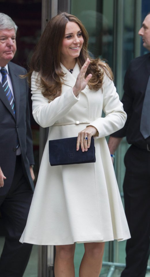  Kate Middleton was snapped in Portsmouth in 2015 wearing a similar style from Max Mara