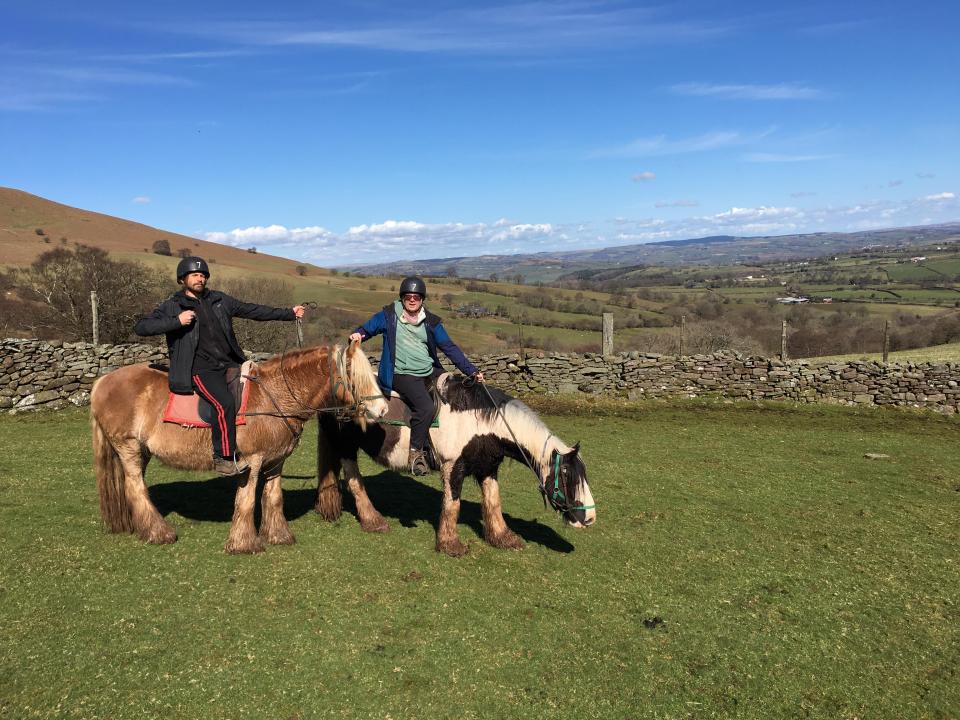  William and his brother Syd explore on horseback