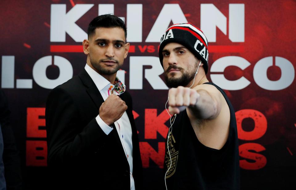 Amir Khan takes on Phil Lo Greco in Liverpool on Saturday April 21