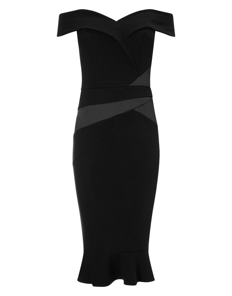  Get shoulder to shoulder with Royalty in an ever-flattering LBD