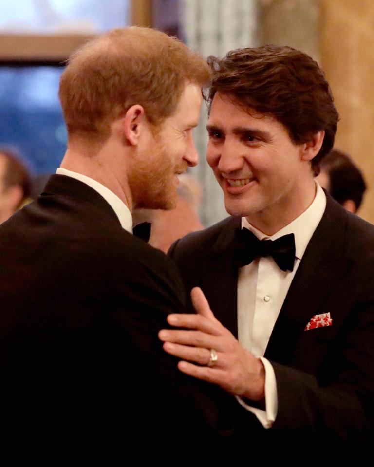  And Prince Harry was joking with him too and the two men seemed at ease with each other