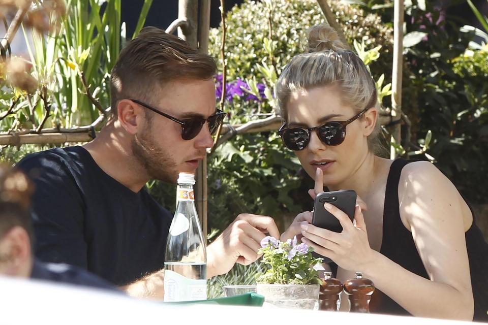 The new couple went for lunch in London