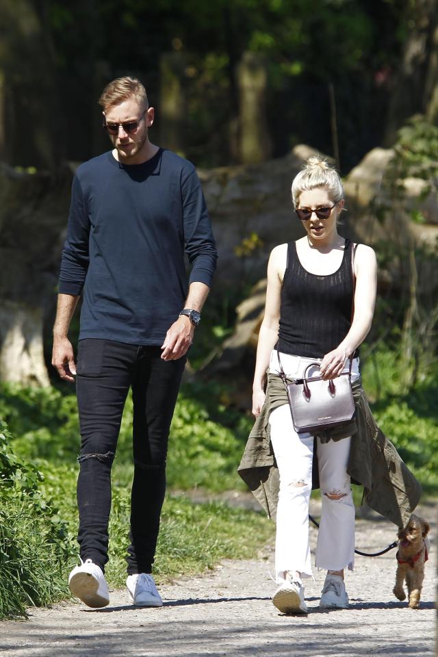 Mollie King has been spotted with boyfriend Stuart Broad for the first time