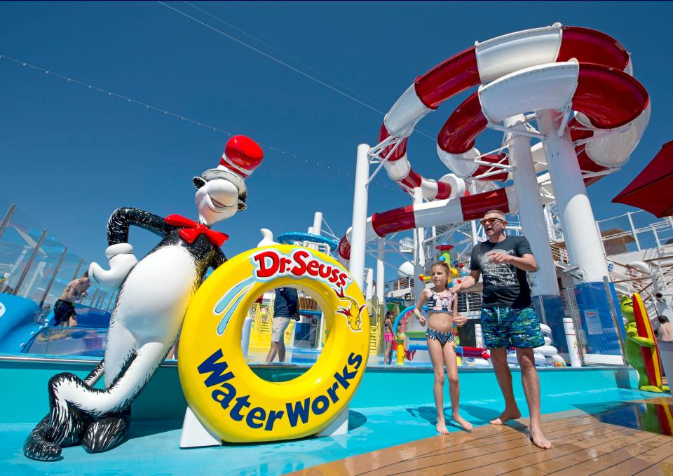  Adults will be tempted by the thrilling new Dr Seuss-themed WaterWorks complete with watersildes