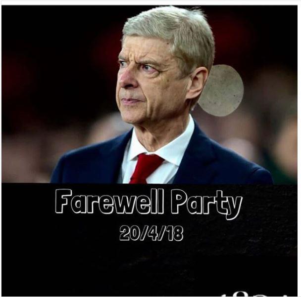 This posh establishment in Nairobi said goodbye to Wenger in style