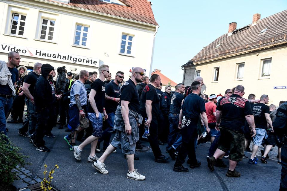  Far-right supporters in Ostritz, Germany organised a two-day festival