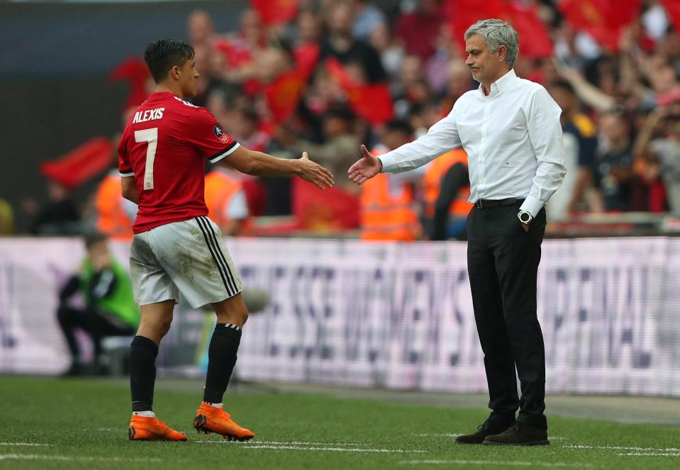  Jose Mourinho will be delighted to see Alexis Sanchez hit form