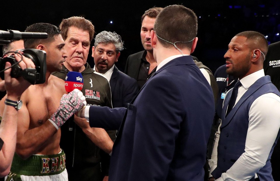 Amir Khan and Kell Brook would sell out Wembley Stadium in 60 seconds, according to Eddie Hearn