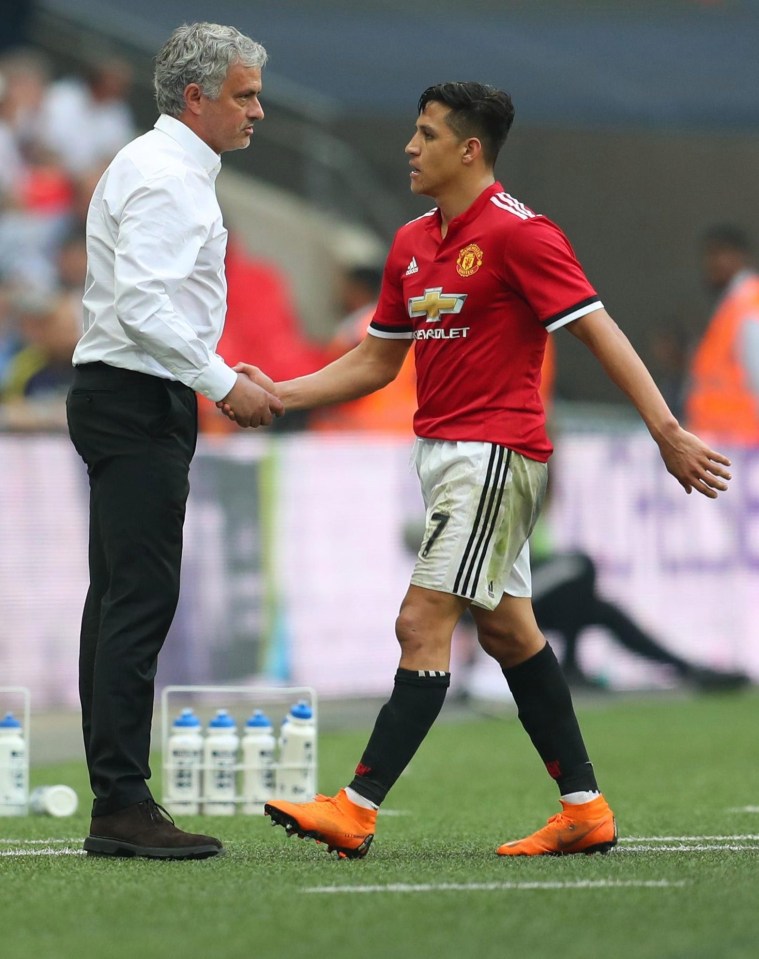 Alexis Sanchez repaid his manager’s faith and a large chunk of his wages with his performance at Wembley