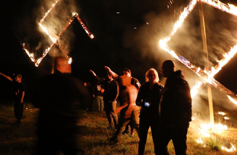  The Georgia mob drove 40 minutes to a secluded field on the outskirts of Atlanta for the ceremony